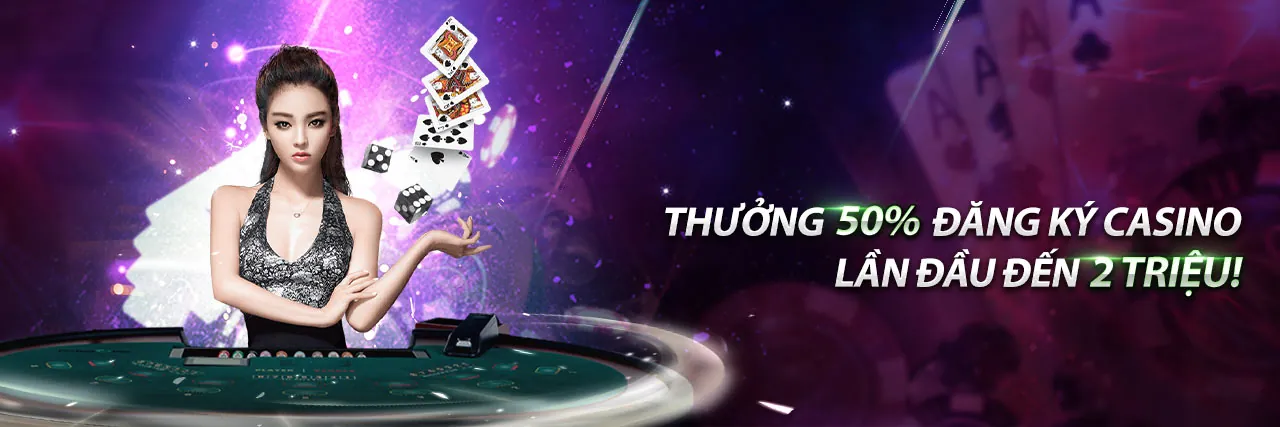 Bàn chơi Blackjack với người chia bài và người chơi